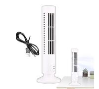 Ventilador De Torre De Mesa USB - Columna De Aire De Escritorio Portátil, Dispositivo De Enfriamiento Personal Silencioso | Ventilador Vertical Para Fuerte, Circulador De Aire De Mesa Comp