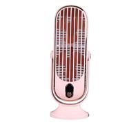 Ventilador de torre de mesa Ventilador de torre eléctrico portátil USB de 1800 mAh con ventilador de refrigeración de mesa con motor sin escobillas de 5 velocidades para oficina ()