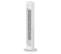 Ventilador de Torre MEDION MD120067 con Mando a Distancia 45W 3 Velocidades Silencioso Oscilante Blanco