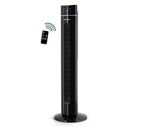 Orbegozo TWM 1009 - Ventilador de torre con Mando a distancia, Iónico, 60 W, 3 velocidades, bandeja para esencias, panel frontal LED, Negro