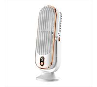 Ventilador de torre oscilante, silencioso y sin aspas, giratorio de 720, color blanco