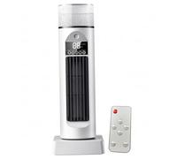 Ventilador de torre oscilante sin aspas, ventilador de aire acondicionado portátil con función de nebulización para dormitorio, ventiladores de refrigeración de escritorio USB con control remoto