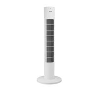 Ventilador De Torre Oscilante Zephir 3 Velocidades 60W 90 cm Blanco