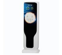 Ventilador de torre para dormitorio, enfriador de aire evaporativo, ventilador oscilante de 180° para interiores, 3 velocidades, 4 modos, temporizador de 12 horas, ventilador de pie silencioso sin