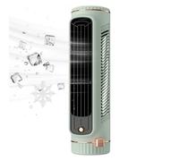Ventilador de torre pequeño, recargable, sin aspas, portátil, silencioso, 3 velocidades, ventiladores de torre que soplan aire frío, para interiores, hogar, oficina, dormitorio, sala de estudio