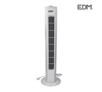 Ventilador de torre potencia: 45w blanco 21x78cm edm