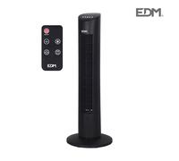 Ventilador de torre. potencia: 60w con mando a distancia. negro 28x78,