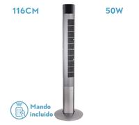 Ventilador de pie metal color plata serie principe 32cm