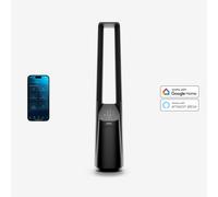 Ventilador de torre sin aspas de 102 cm con control inteligente por aplicación - Negro