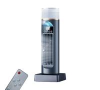 Ventilador de torre sin aspas Refrigeración silenciosa con temporizador | Enfriador ventilador sin aspas con tanque de agua para el hogar dormitorio salón apartamento dormitorio tiempo cálido verano
