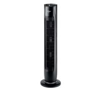 Ufesa Riga Ventilador de Torre Oscilante con 3 Velocidades 45W Negro