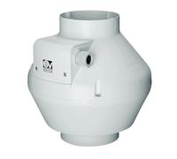 Ventilador De Tubería Radial Vortice CA 125 V0 D 300 m³/h Blanco Mate