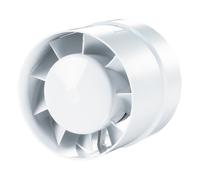 Ventilador De Tubo 100 Mm De Extracción Y Suministro IPX4 Silencioso 105 M3/H