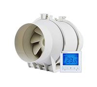 Ventilador de tubo de 150 mm de velocidad ajustable, ventilador axial de 3 velocidades, ventilador axial silencioso para cocinas, baños, garajes, sótanos