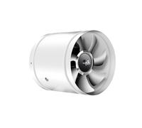 Ventilador de tubo en línea bidireccional 7 "y 170 mm con cuerpo reforzado metal diseñado for una rápida disipación del calor diversos entornos(White,TWO-WAY_220)