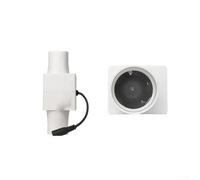 Ventilador de tubo silencioso de 12 V para ventilación, salida de aire y recirculación en el baño, invernadero o tienda de campaña, carcasa de plástico con motor exterior sin escobillas, circulación
