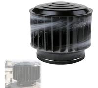 Ventilador de turbina de techo de acero inoxidable resistente, tapa de ventilación resistente a la intemperie, diseño silencioso for grandes almacenes, granjas, sitios industriales(19.6 in)