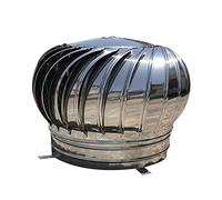 Ventilador de turbina de techo, tapas de chimenea de acero inoxidable, resistente a la intemperie y duradero para circulación de aire interior y ventilación de chimenea