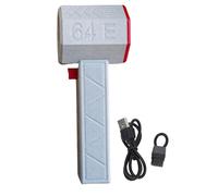 Ventilador de turbinas eléctricas 18000 rpm Velocidad paso a paso 64 mm Motor sin escobillas Jet Blower con 1400 g de empuje para el polvo de viento que sopla el uso comercial (Rojo blanco)