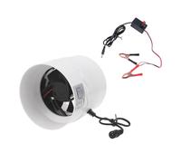 Ventilador de ventilación de 110 mm con interruptores de control de velocidad, niveles de ruido de 39 dB para una extracción eficiente de humos, dormitorio, almacén, ahumador, chimenea