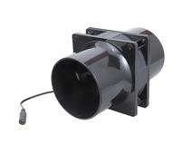 Ventilador de ventilación de 12 V 2,7 A, rodamiento de bolas doble, adecuado para estaciones de soldadura, estante de servidor, mejora de aire interior, soplador de escape en línea