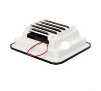 Ventilador de ventilación de 12 V con ventilación lateral unidireccional y persianas para un flujo de aire eficiente en caravanas y vehículos