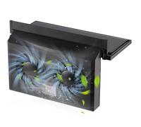 Ventilador de ventilación de coche con sistema de ventilación de doble cabezal, ventilador de radiador montado en la ventana, con circulación de aire de alta or Backseat Frontseat