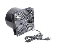 Ventilador de ventilación de conducto de alta eficiencia de 12 cm con cable USB para carcasa de impresora 3D, extractor de humos de soldadura de refrigeración y extracción