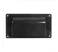 Ventilador de ventilación de techo de escape rápido ABS de 12 V 6 W para caravanas, remolques y barcos, funcionamiento de bajo ruido (negro)