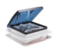 Ventilador de ventilación de techo for caravana RV, claraboya de escape con ventilación de aire for RV de 12 V con luz LED, ventilador de ventilación for RV de 5 W, for autocaravana, furgoneta, remolq