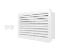 Ventilador de ventilación de techo para remolque de caravana para caravana | Sistema de motor dual, para un intercambio rápido de aire, baja potencia de 12 V, construcción ABS, se adapta a la mayoría de