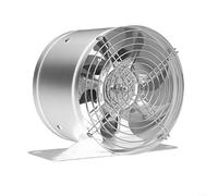 Ventilador de ventilación en línea de 150 mm con capacidad de 600 m3/h y conjunto de hoja reforzada para un rendimiento constante en áreas de servicio de alimentos (negro)