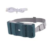 Ventilador de ventilación personal, ventilador de cintura recargable, con capacidad de aire de 3 piezas, 6,69 x 2,95 x 1,38 pulgadas