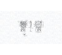 Ventilador del radiador 069422862010 MAGNETI MARELLI para OPEL ASTRA G Hatchback