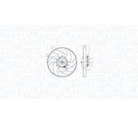 Ventilador del radiador 069422866010 MAGNETI MARELLI para PEUGEOT CITROËN
