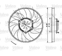 Valeo Ventilador de refrigeración 696082 para Mercedes-Benz Sprinter & Volkswagen Crafter
