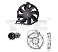 TYC Ventilador, refrigeración del motor para VOLKSWAGEN: Passat, Caddy & AUDI: A4, S6, S4, A6, A8, Cabriolet, S8 (Ref: 802-0004)