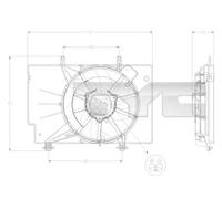 TYC 810-0042 Ventilador de motor