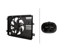 Ventilador De Refrigeración Del Motor 12 V 276 W 2 Polos HELLA Para Peugeot 308