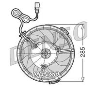 DENSO DER02005 Ventilador de motor