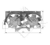 NRF 47036 Ventilador de motor