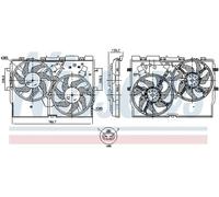NISSENS 850004 Ventilador de motor