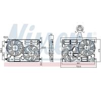 NISSENS 850096 Ventilador de motor