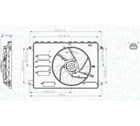 MAGNETI MARELLI 069422761010 Ventilador de motor