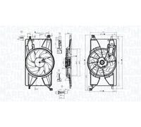 MAGNETI MARELLI 069422834010 Ventilador de motor