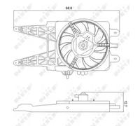 NRF 47248 Ventilador de motor
