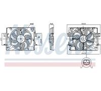 NISSENS 850063 Ventilador de motor