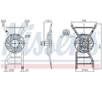 NISSENS 850089 Ventilador de motor