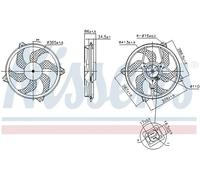 NISSENS 850093 Ventilador de motor