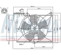 NISSENS 85227 Ventilador de motor
